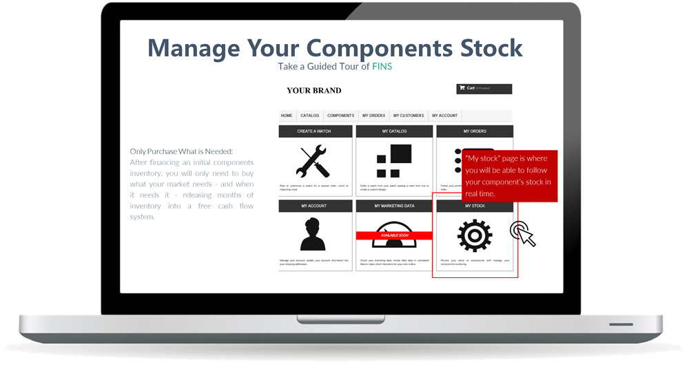 Manage your components stock