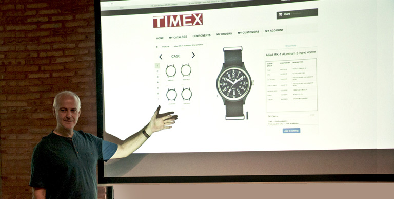 Remi Chabrat FINS with Timex